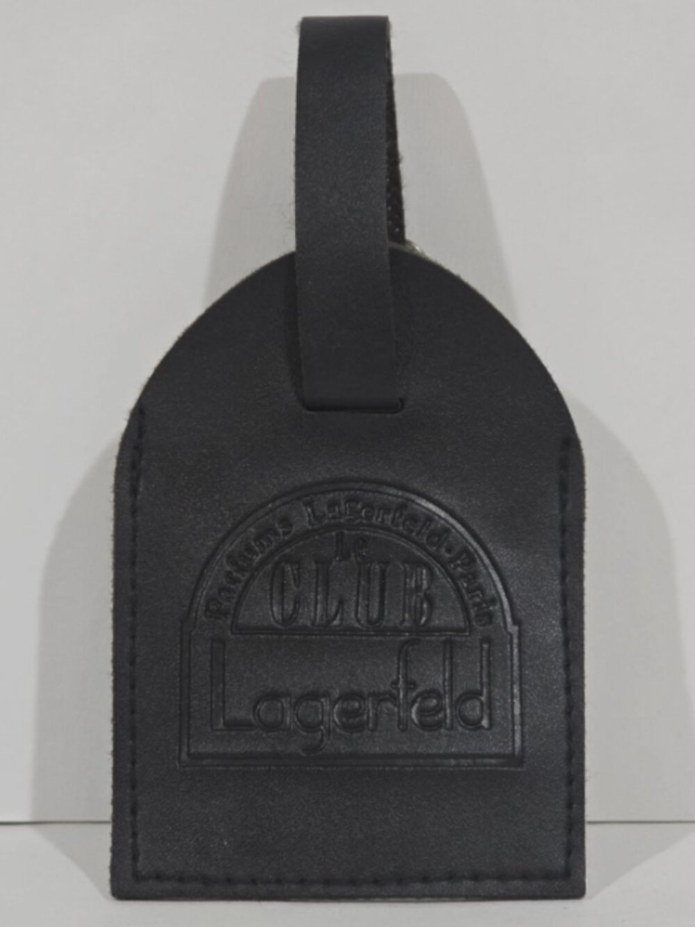 Le Club Lagerfeld Luggage Tag for Suitcase Leather Parfums Lagerfeld Paris